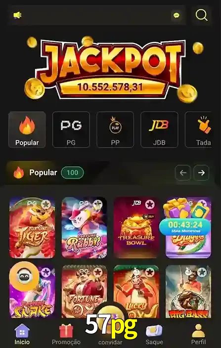 Promoções Especiais no 57pg App